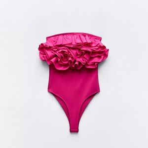 STRAPPY VOLUMINOUS BODYSUIT